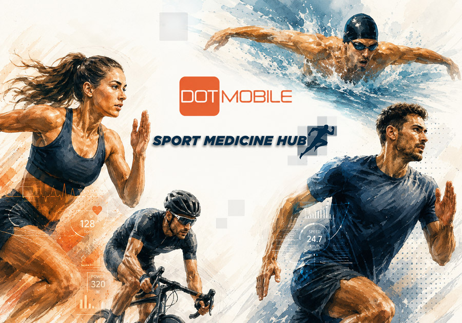 DOTMobile e Sport Medicine Hub - La tecnologia incontra le performance. È nata una nuova partnership strategica!