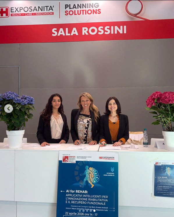 L' AI per la riabilitazione: la prof. ssa Berti presidente del convegno tenuto ad EXPOSANITA 2026 a Bologna