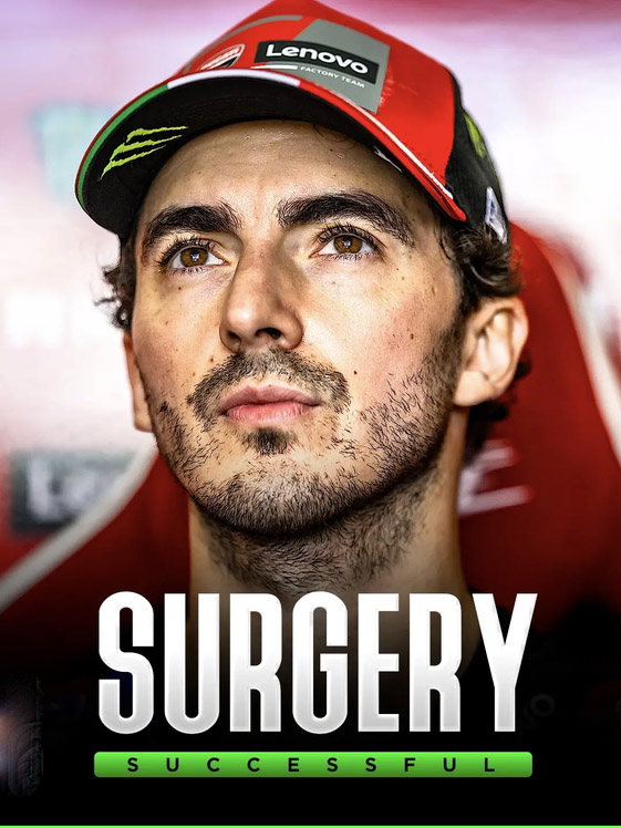 Francesco Bagnaia si è sottoposto con successo a un intervento chirurgico durante la pausa estiva della MotoGP
