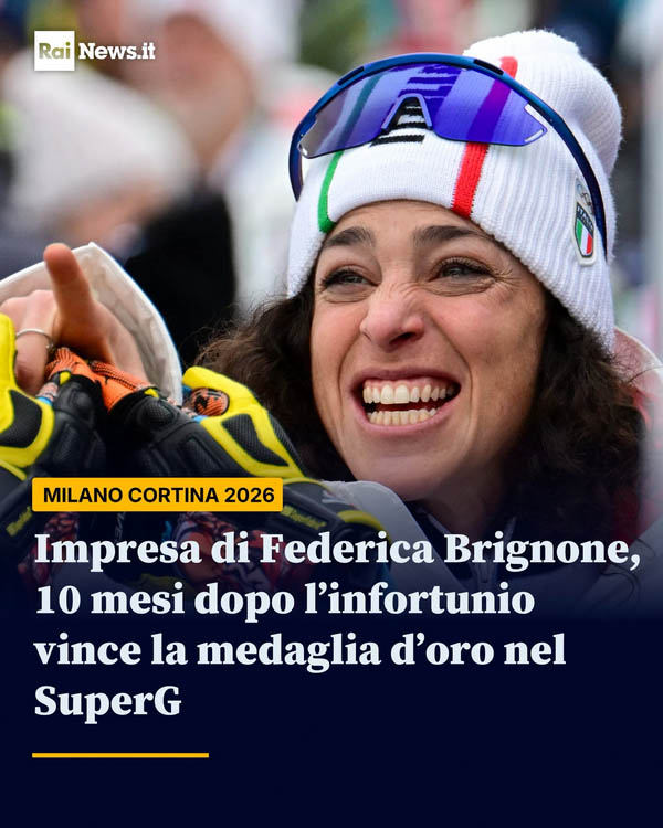 Impresa di Federica Brignone, 10 mesi dopo l'infortunio vince la medaglio d'oro SuperG