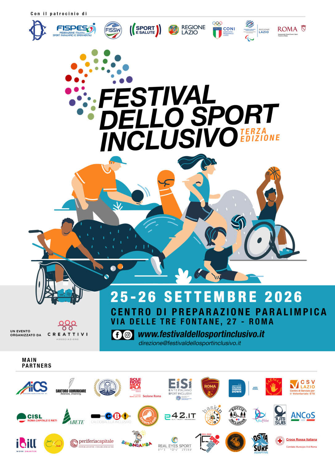 FESTIVAL DELLO SPORT INCLUSIVO – TERZA EDIZIONE
