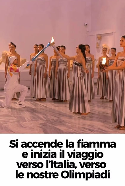 Giochi Paraolimpici Milano Cortina 2026 - Si accende la fiamma e inizia il viaggio verso l'Italia, verso le nostre Olimpiadi!