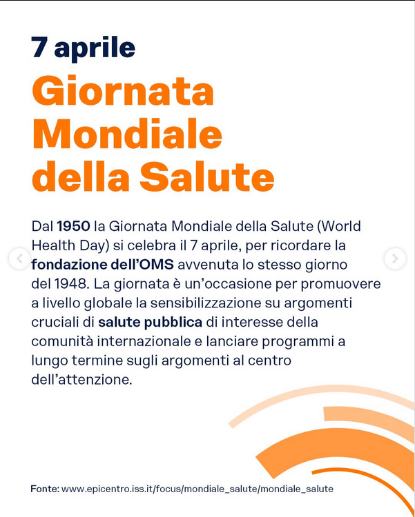 7-aprile-Giornata Mondiale della Salute:Muoversi non è solo fare sport. E' prevenzione, benessere mentale