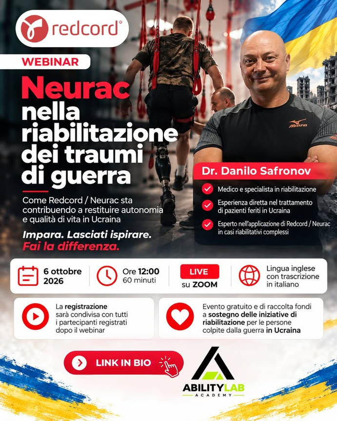 Webinar - Neurac nella riabilitazione dei traumi da guerra