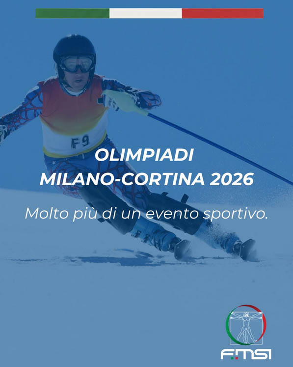 XXXVIII Congresso Nazionale FMSI
Olimpiadi Milano-Cortina 2026:
molto più di un evento sportivo XXXVIII Congresso Nazionale FMSI
Olimpiadi Milano-Cortina 2026:
molto più di un evento sportivo