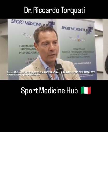 Modena 16-10-2025 - Intervista al Dr. Riccardo Torquati - Presidente FIFS e CEO Sport Health- in occasione del lancio di Sport Medicine Hub