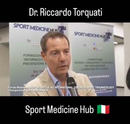 Intervista al Dr. Riccardo Torquati, 
Presidente FIFS e CEO Sport Health in occasione del lancio di Sport Medicine Hub