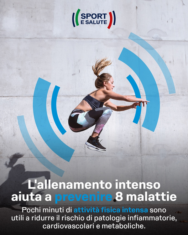 Sport e Salute
L'allenamento intenso aiuta a prevenire 8 malattie